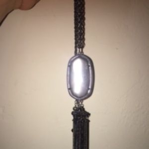 Kendra Scott - Large Gun Metal Silver Necklace